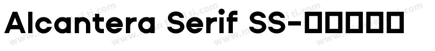 AIcantera Serif SS字体转换
